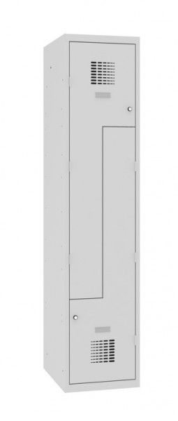 Z-Garderobenschrank 2 Fächer