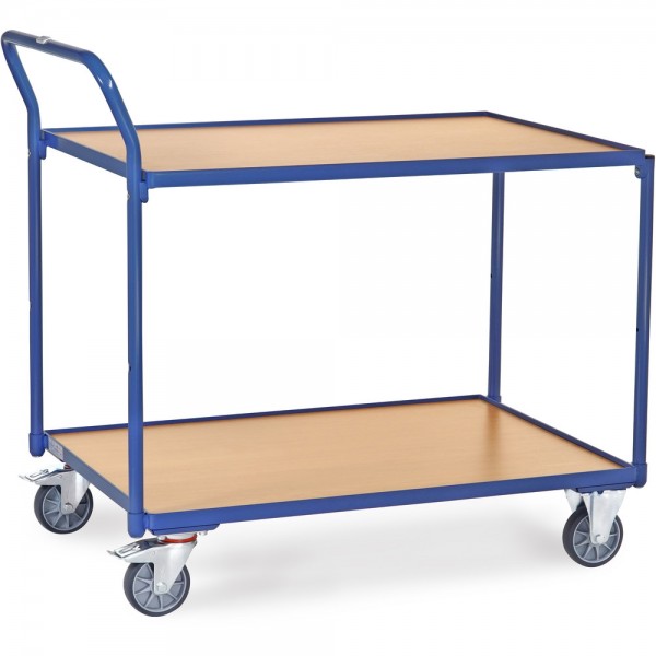 Tischwagen mit 2 Böden, L x B x H 1136 x 711 x 1039 mm