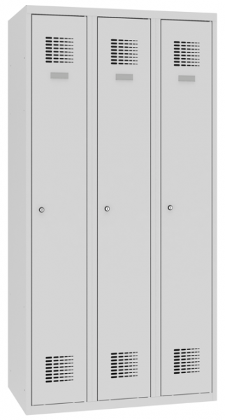 Garderobenschrank 3 Abteile Standard