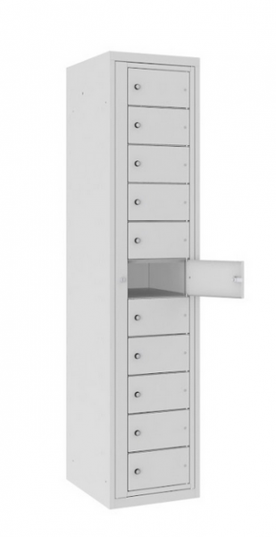 Wäscheverteilschrank mit 11 abschliessbaren Fächern