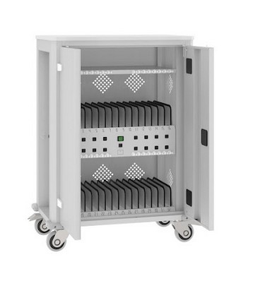 Tablet Ladewagen mit USB-C Anschlüssen WNT 33QC