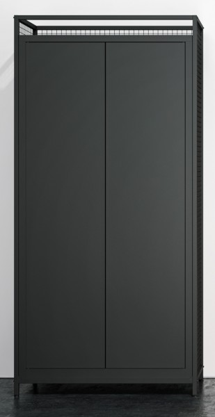 Kleider - Wäscheschrank 220 x 105.3 x 44.5 cm