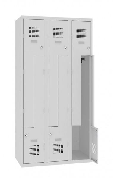 Z-Garderobenschrank 6 Fächer