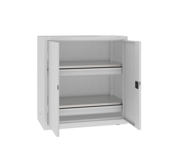 Werkstattschrank 104 x 100 x 50 cm mit Fachböden und Schubladen