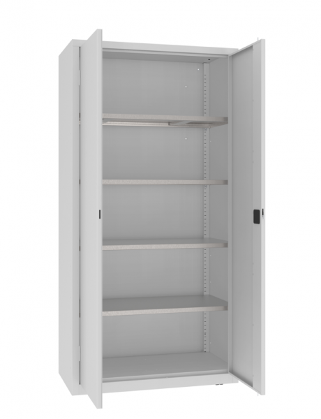 Werkstattschrank 199 x 100 x 50 cm mit verzinkten Fachböden