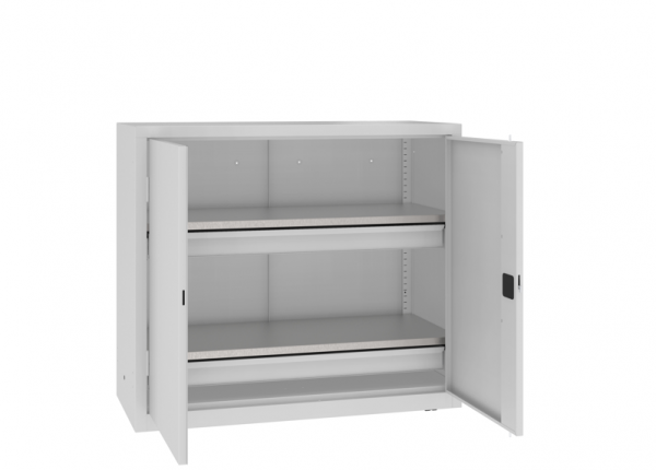 Werkstattschrank 104 x 120 x 50 cm mit Fachböden und Schubladen