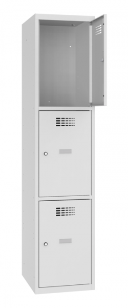 Schliessfachschrank 1 Abteil 3 Fächer 40 cm Abteilbreite