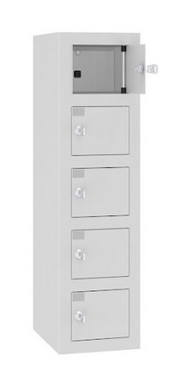 Mobiltelefonschrank 5 Fächer mit Ladefunktion