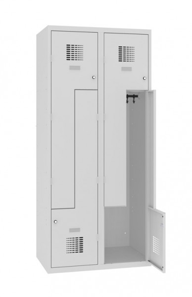 Z-Garderobenschrank 4 Fächer