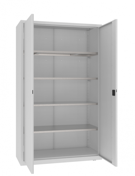 Werkstattschrank 199 x 120 x 50 cm mit verzinkten Fachböden