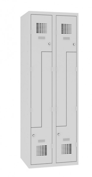 Z-Garderobenschrank 4 Fächer