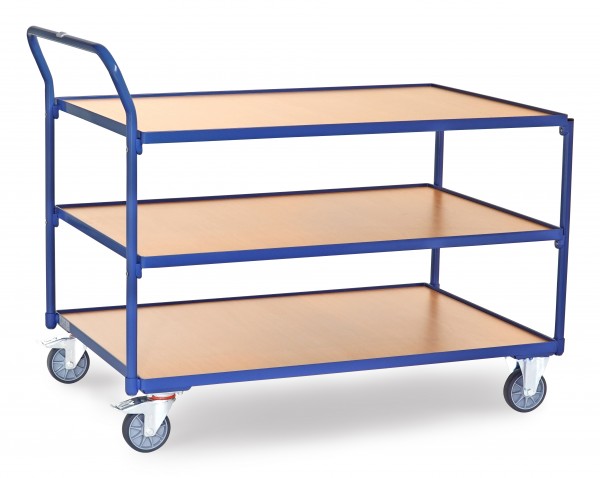 Tischwagen mit 3 Böden, L x B x H 1336 x 811 x 1039 mm
