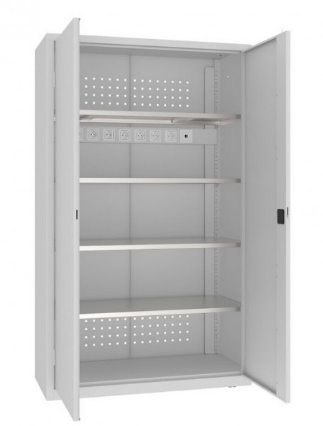 Universalschrank mit Steckdosen 199 x 120 x 50 cm